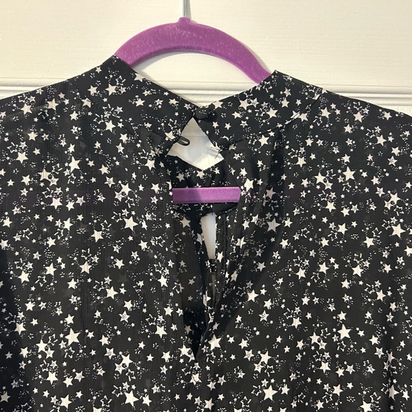 Torrid Chiffon Button Up Bishop Sleeve Blouse - Picture 5 of 5